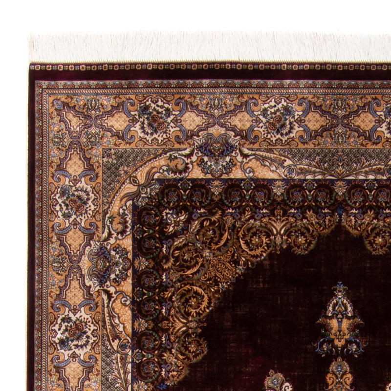 Alfombra persa - Ghom - 230 x 150 cm - rojo vino