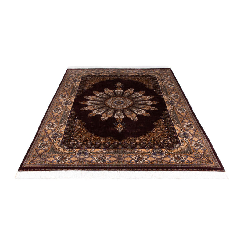 Alfombra persa - Ghom - 230 x 150 cm - rojo vino