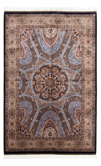 Alfombra persa - Ghom - 230 x 150 cm - multicolor
