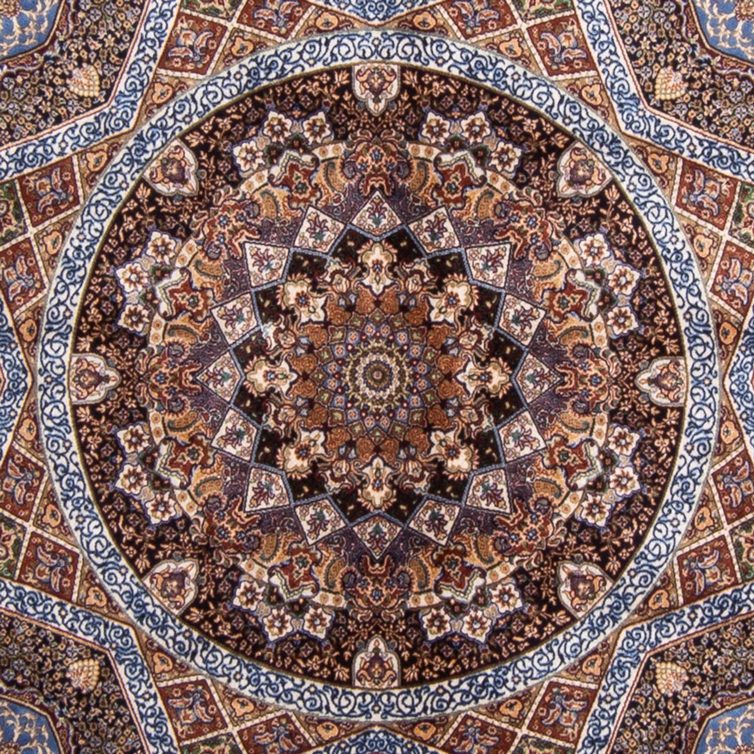 Alfombra persa - Ghom - 230 x 150 cm - multicolor