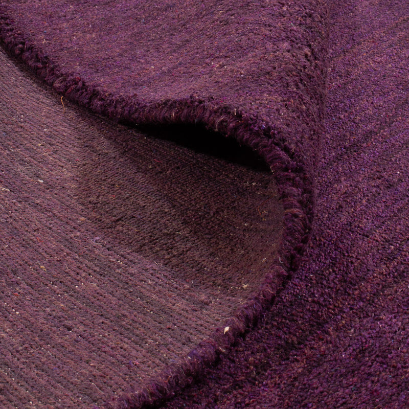 Alfombra Gabbeh - Loribaft Softy - 150 x 90 cm - púrpura