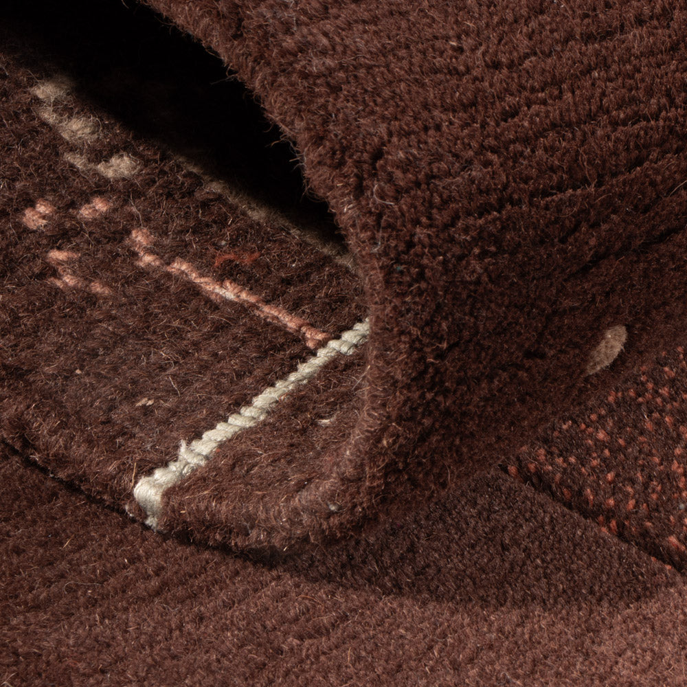 Alfombra de Nepal - 140 x 70 cm - beige oscuro