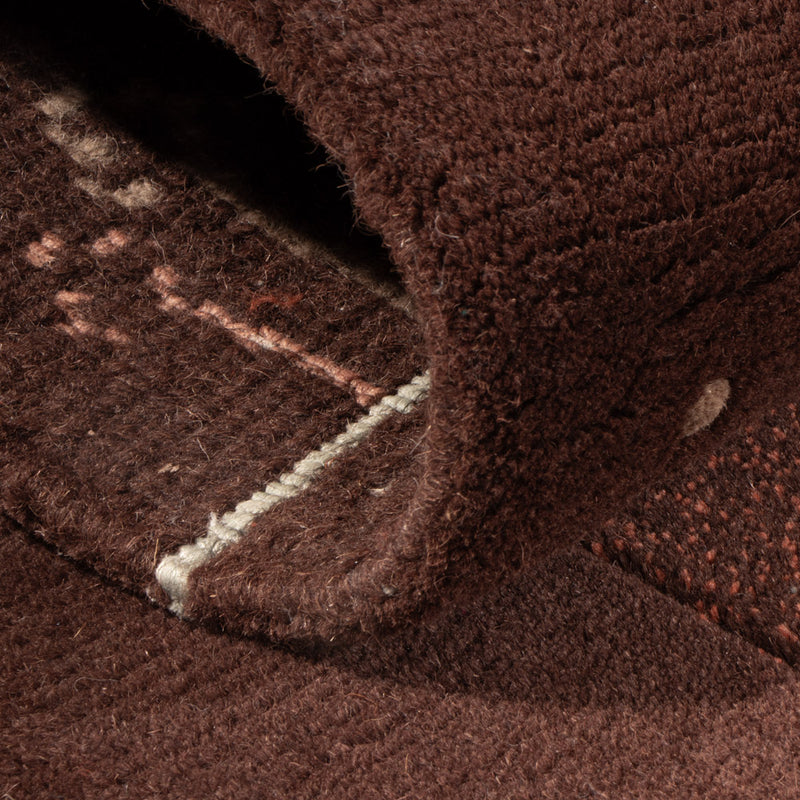 Alfombra de Nepal - 140 x 70 cm - beige oscuro