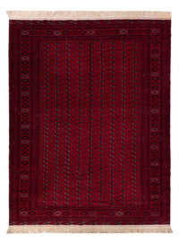 Alfombra afgana - Bukhara - 390 x 296 cm - rojo oscuro