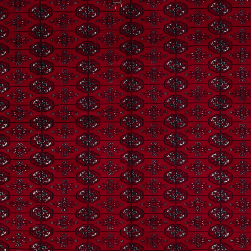 Alfombra afgana - Bukhara - 390 x 296 cm - rojo oscuro
