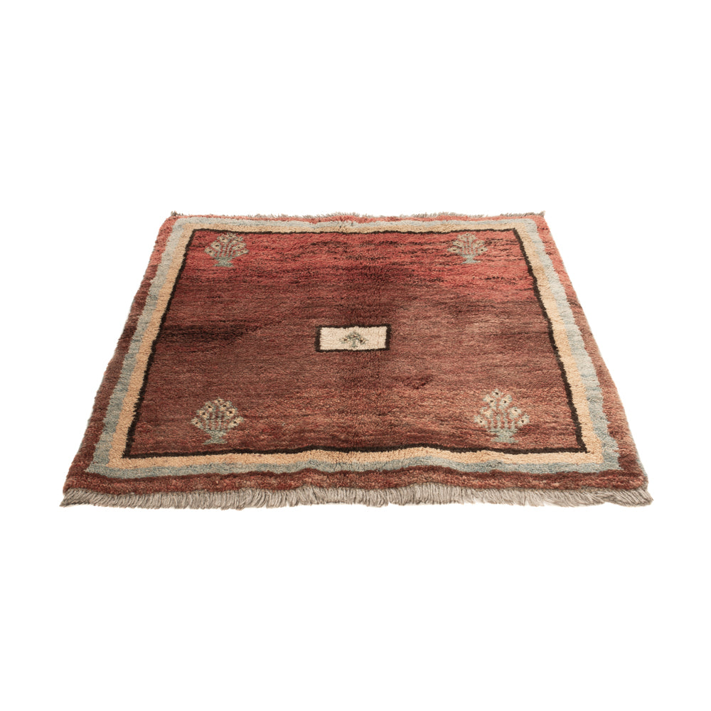 Alfombra Gabbeh - Persa cuadrado  - 100 x 93 cm - multicolor