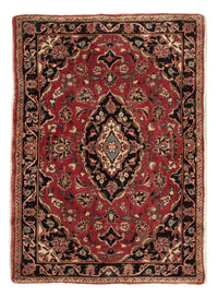 Alfombra persa - Keshan - 108 x 77 cm - rojo