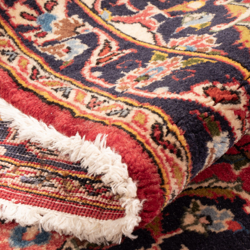 Alfombra persa - Keshan - 108 x 77 cm - rojo