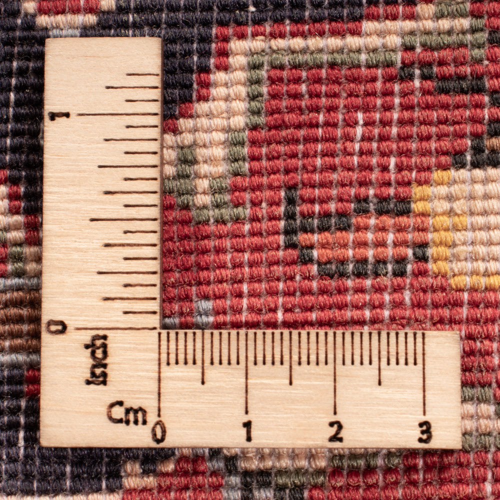 Alfombra persa - Keshan - 108 x 77 cm - rojo