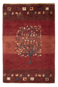 Alfombra Gabbeh - Loribaft Persa - 90 x 60 cm - multicolor