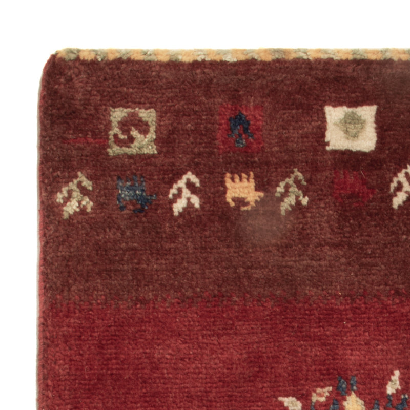 Alfombra Gabbeh - Loribaft Persa - 90 x 60 cm - multicolor