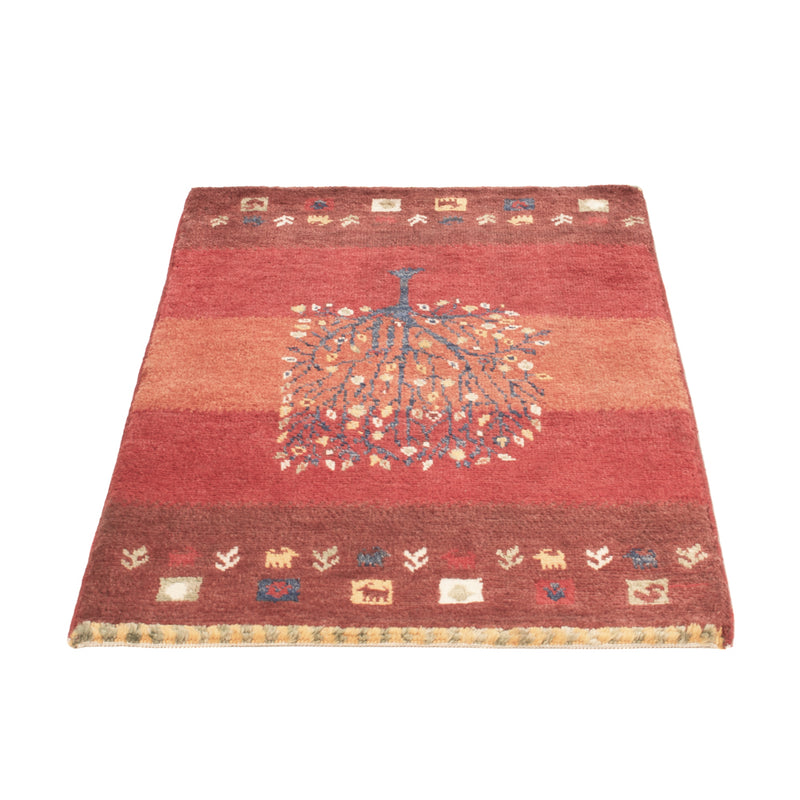 Alfombra Gabbeh - Loribaft Persa - 90 x 60 cm - multicolor