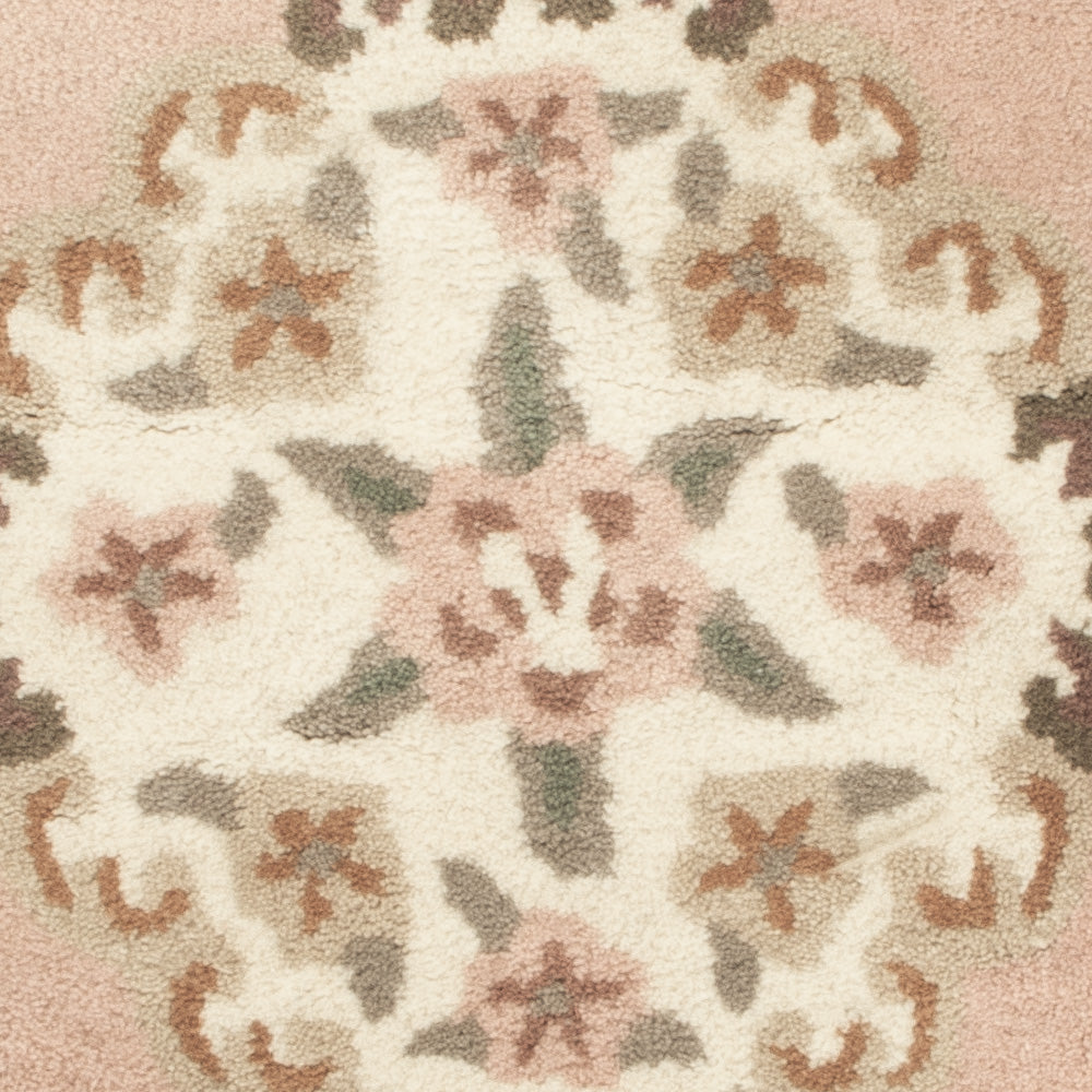 Alfombra china redondo  - 120 x 120 cm - multicolor