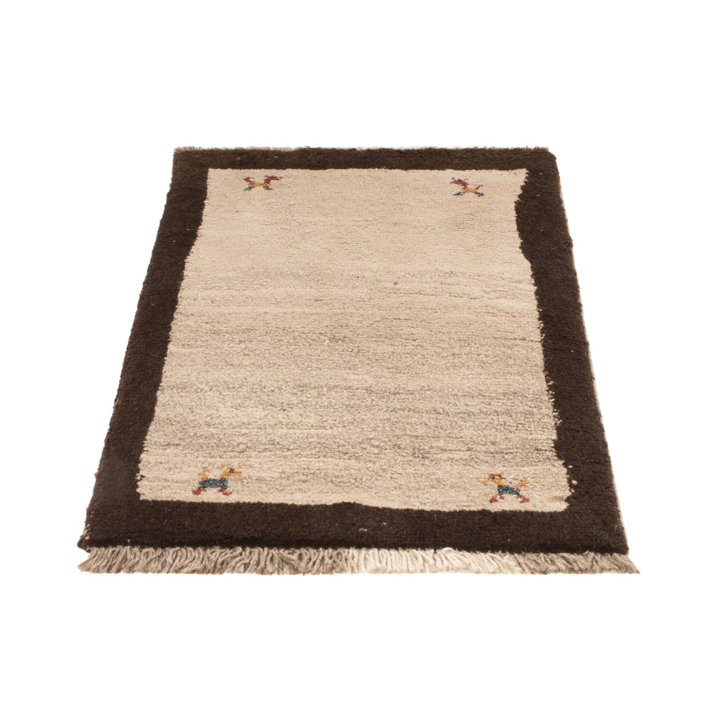 Alfombra Gabbeh - Persa - 85 x 57 cm - beige