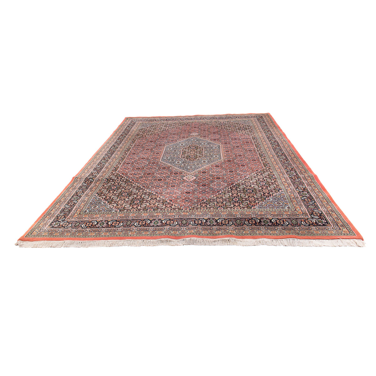 Alfombra oriental - Bidjar - Indus - 346 x 248 cm - rojo