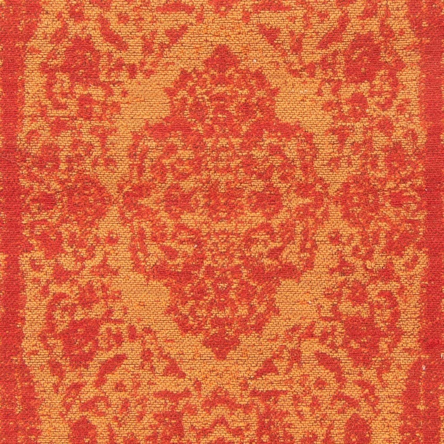Alfombra de pasillo Alfombra Vintage - 110 x 70 cm - naranja