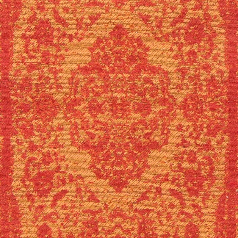 Alfombra de pasillo Alfombra Vintage - 110 x 70 cm - naranja