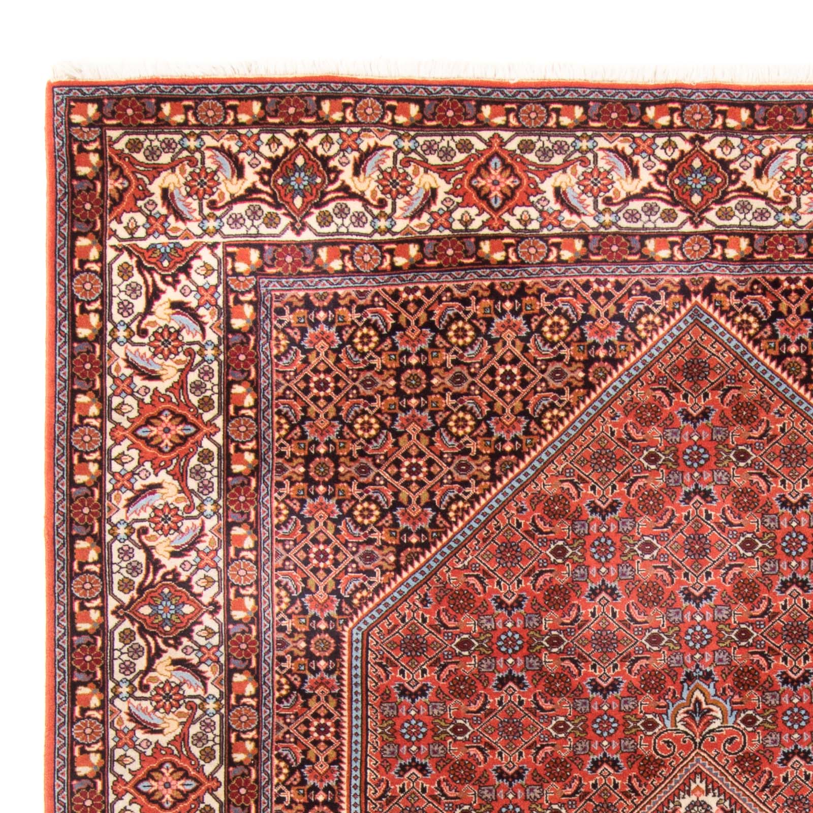 Alfombra persa - Bidjar - 295 x 195 cm - rojo