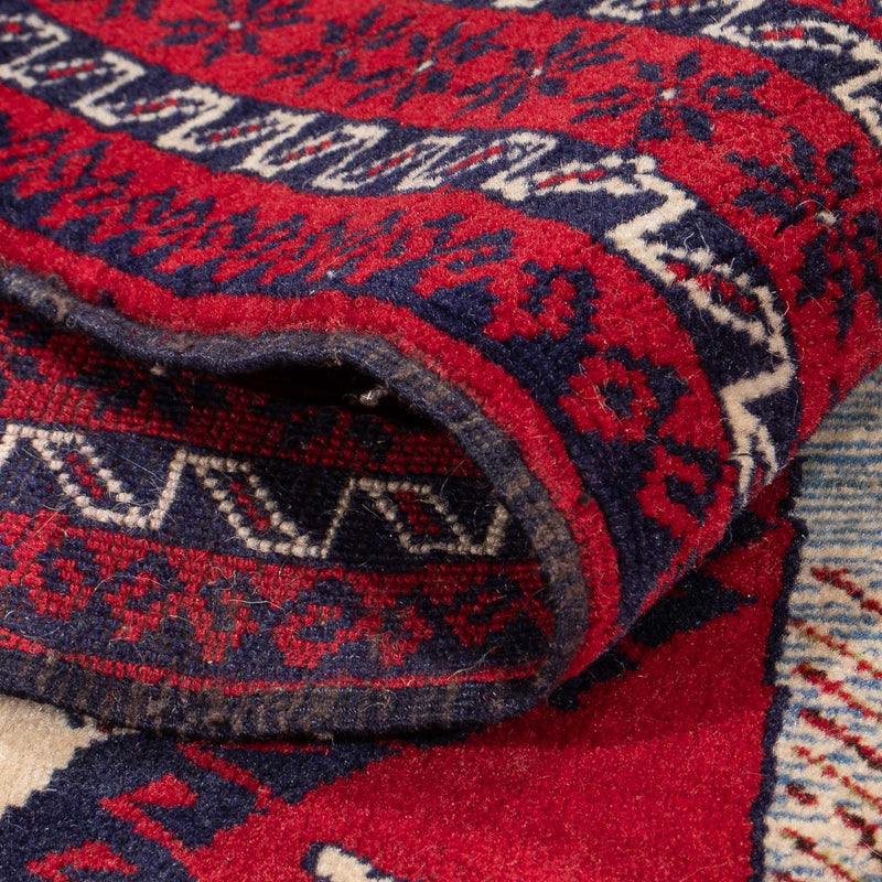 Alfombra Belutsch - 135 x 86 cm - rojo
