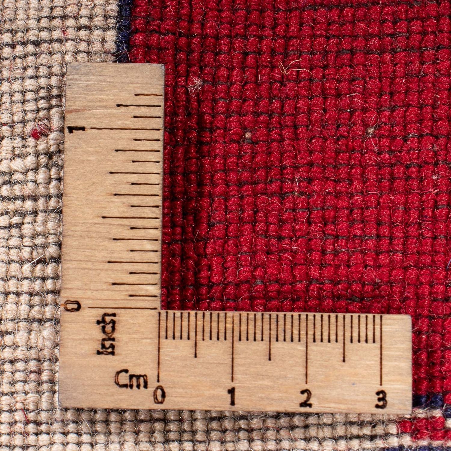 Alfombra Belutsch - 135 x 86 cm - rojo