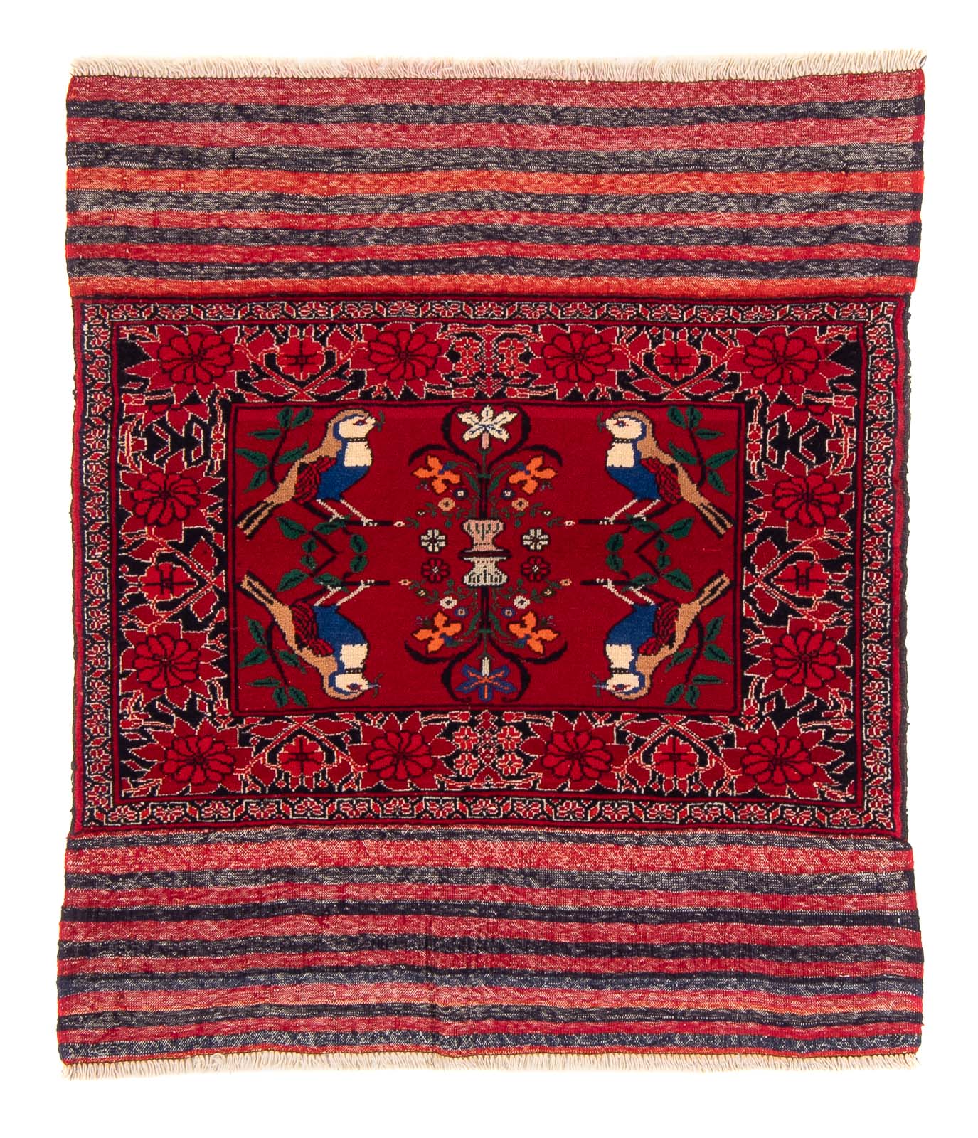 Alfombra Belutsch cuadrado  - 104 x 91 cm - rojo