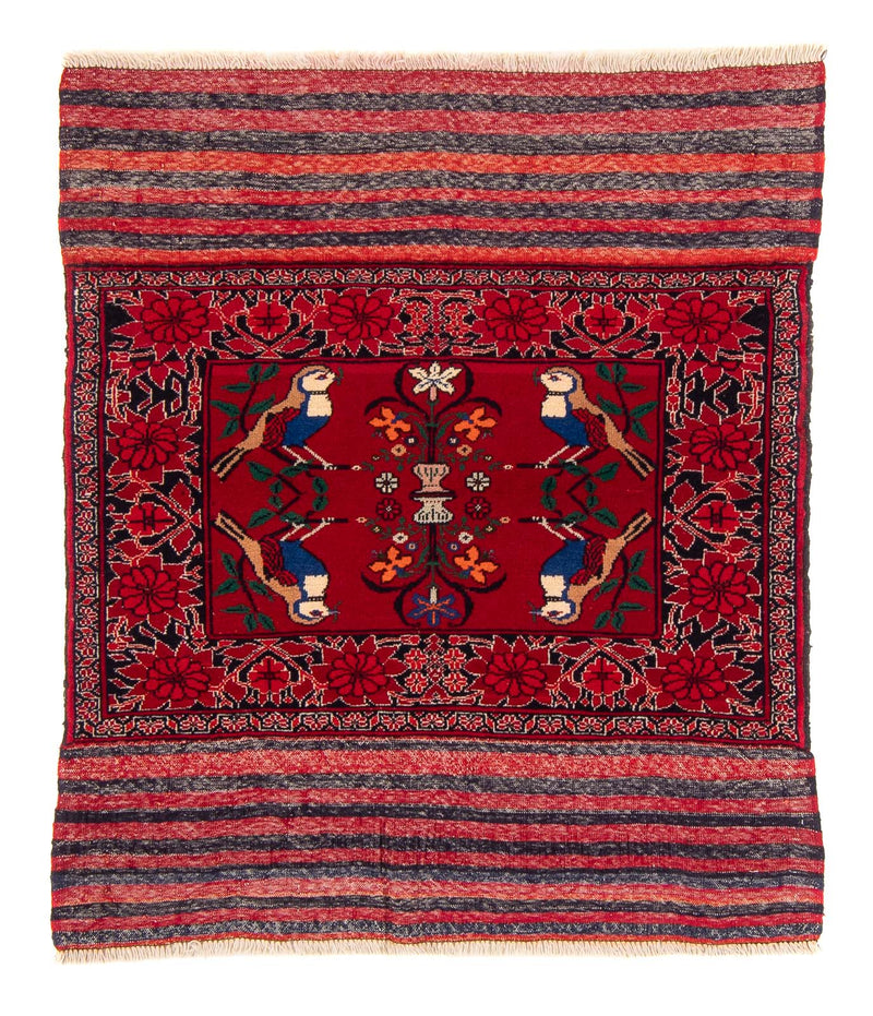 Alfombra Belutsch cuadrado  - 104 x 91 cm - rojo