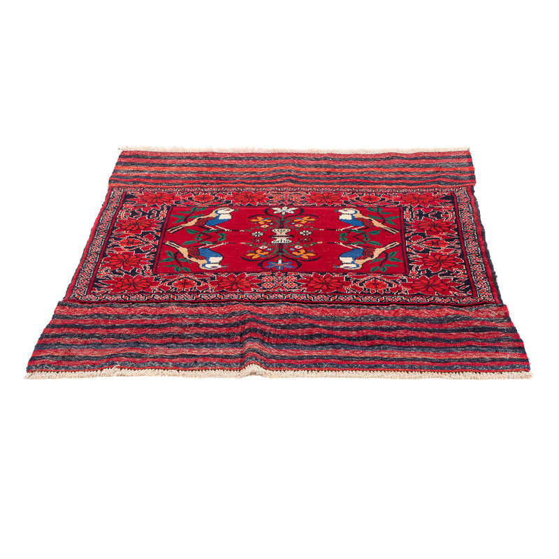 Alfombra Belutsch cuadrado  - 104 x 91 cm - rojo