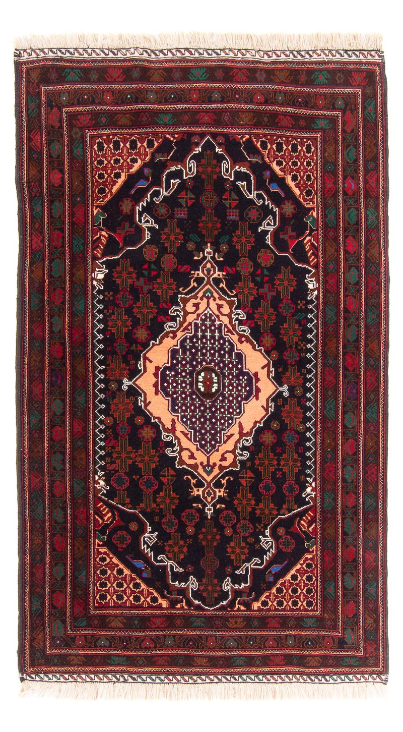 Alfombra Belutsch - 195 x 117 cm - azul oscuro