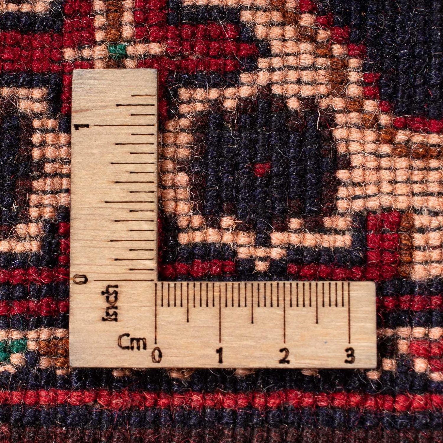 Alfombra Belutsch - 195 x 117 cm - azul oscuro