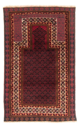 Alfombra Belutsch - Alfombra de Oración - 140 x 90 cm - azul oscuro
