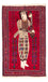 Alfombra Belutsch - 157 x 102 cm - rojo