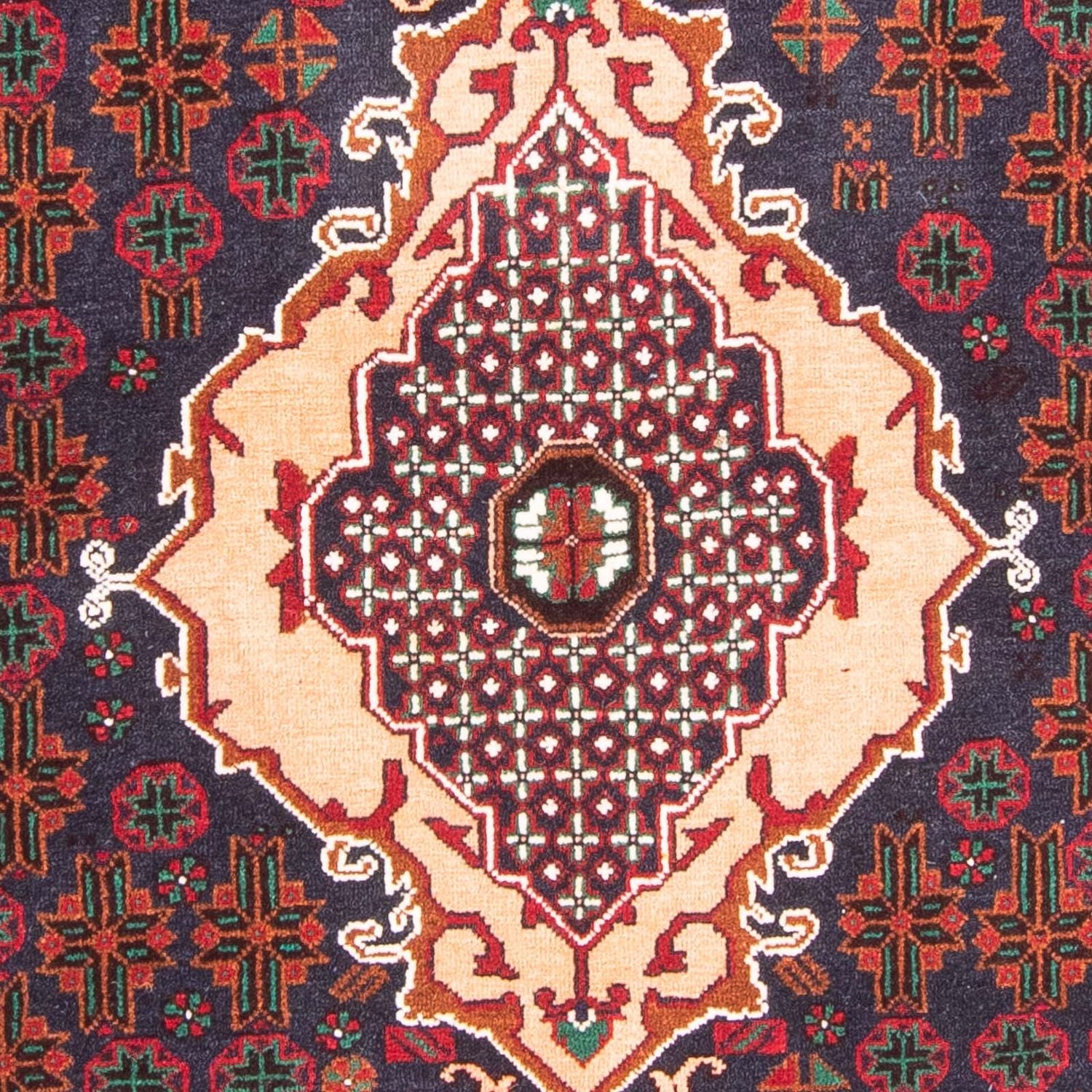 Alfombra Belutsch - 205 x 123 cm - azul oscuro