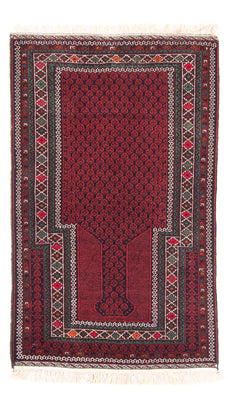 Alfombra Belutsch - Alfombra de Oración - 145 x 88 cm - rojo