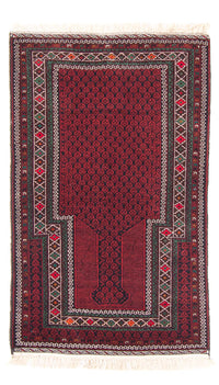 Alfombra Belutsch - Alfombra de Oración - 145 x 88 cm - rojo