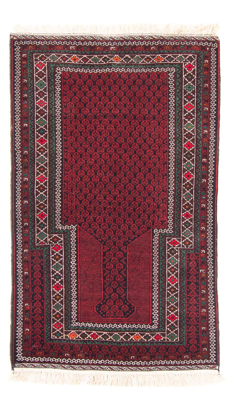 Alfombra Belutsch - Alfombra de Oración - 145 x 88 cm - rojo