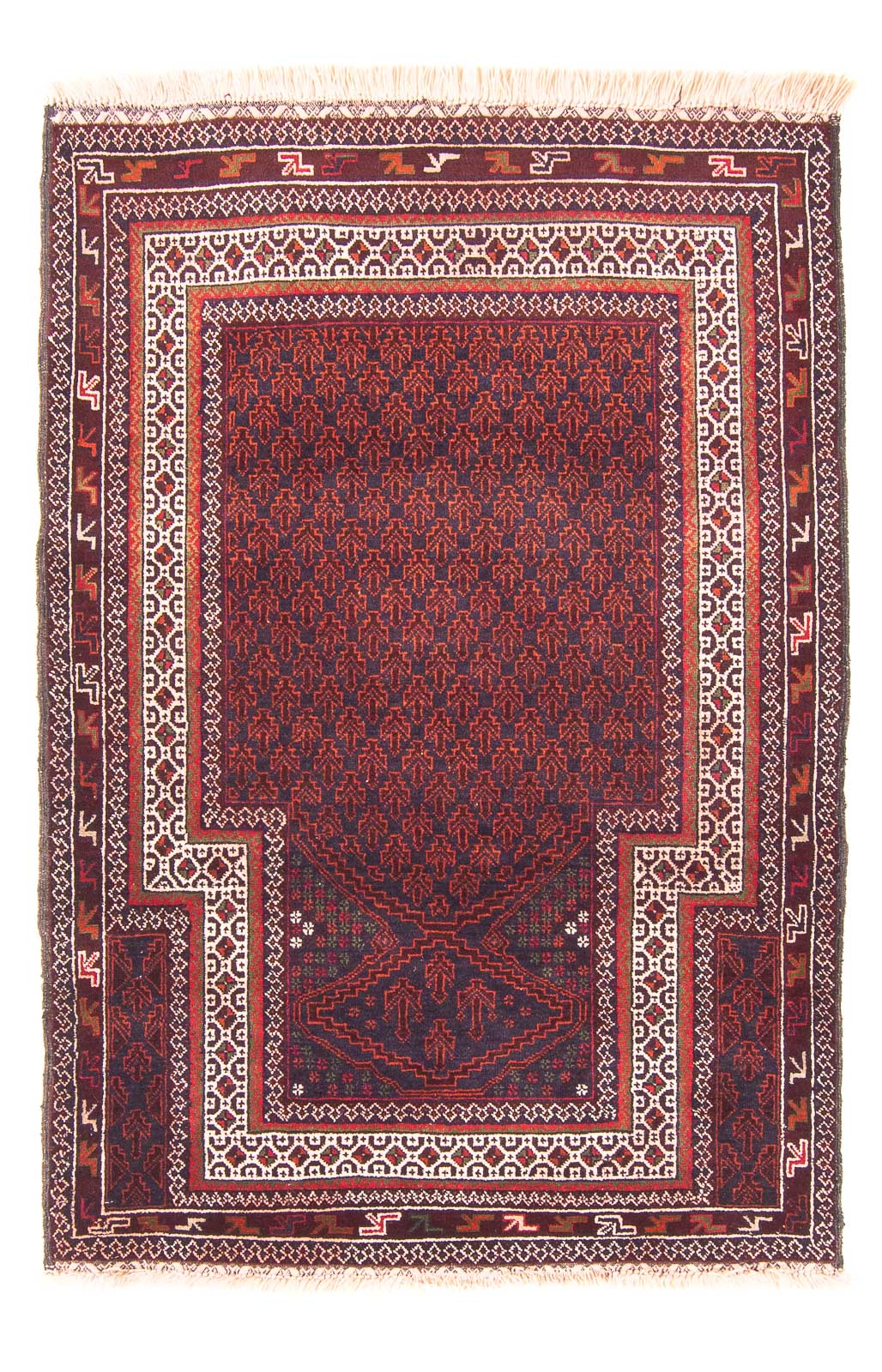 Alfombra Belutsch - Alfombra de Oración - 146 x 99 cm - azul oscuro