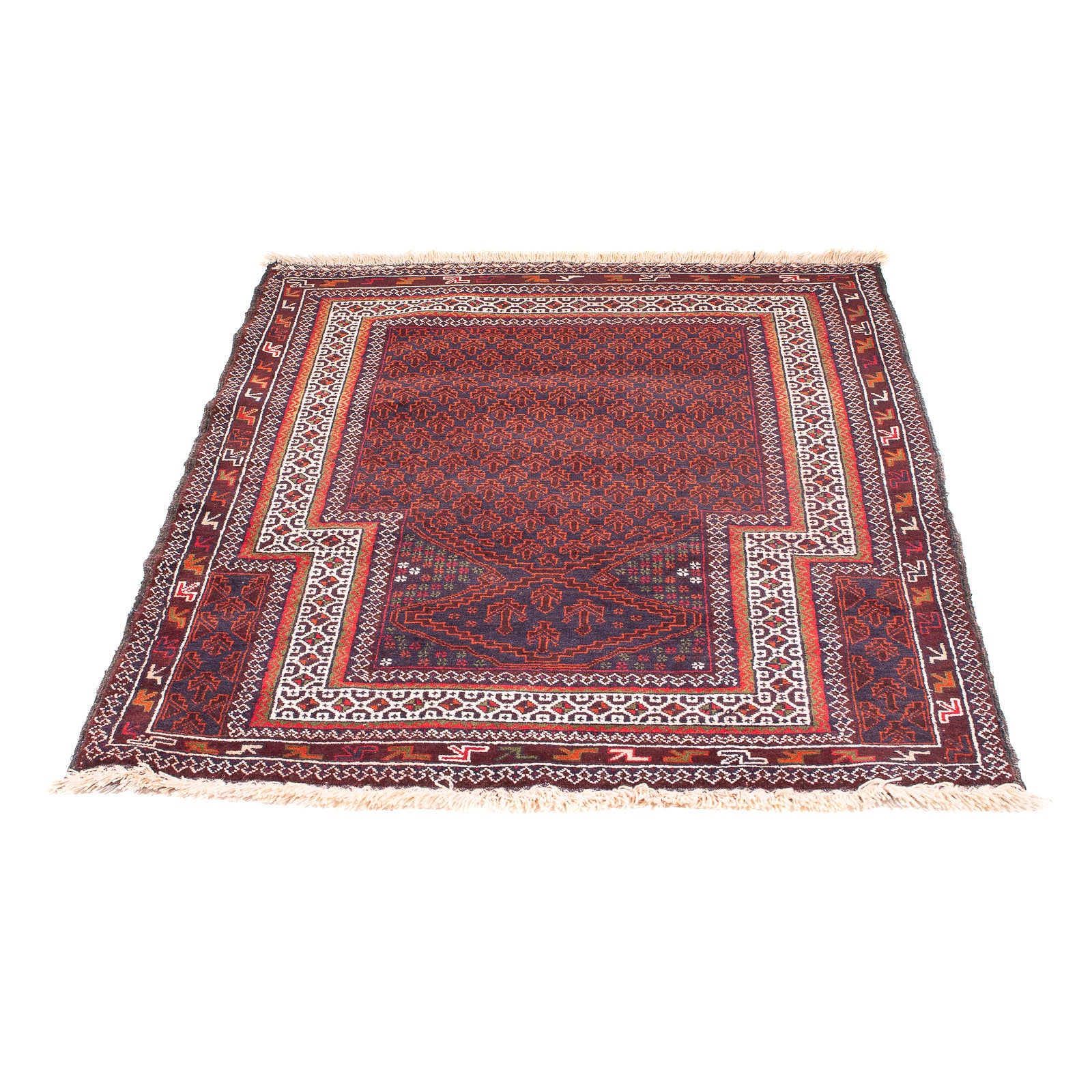 Alfombra Belutsch - Alfombra de Oración - 146 x 99 cm - azul oscuro