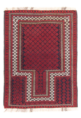 Alfombra Belutsch - Alfombra de Oración - 130 x 90 cm - rojo