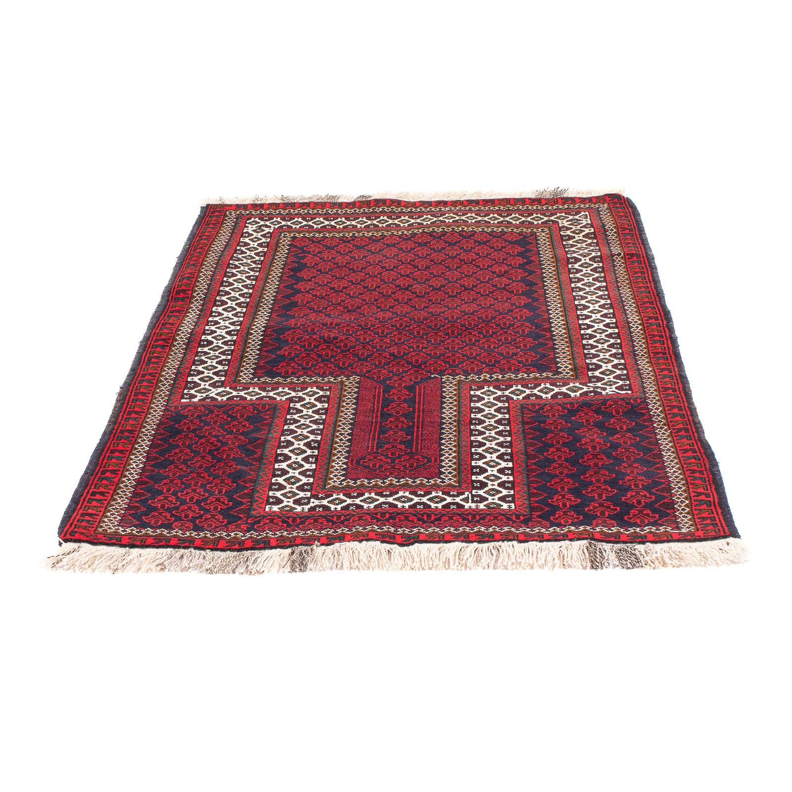 Alfombra Belutsch - Alfombra de Oración - 130 x 90 cm - rojo