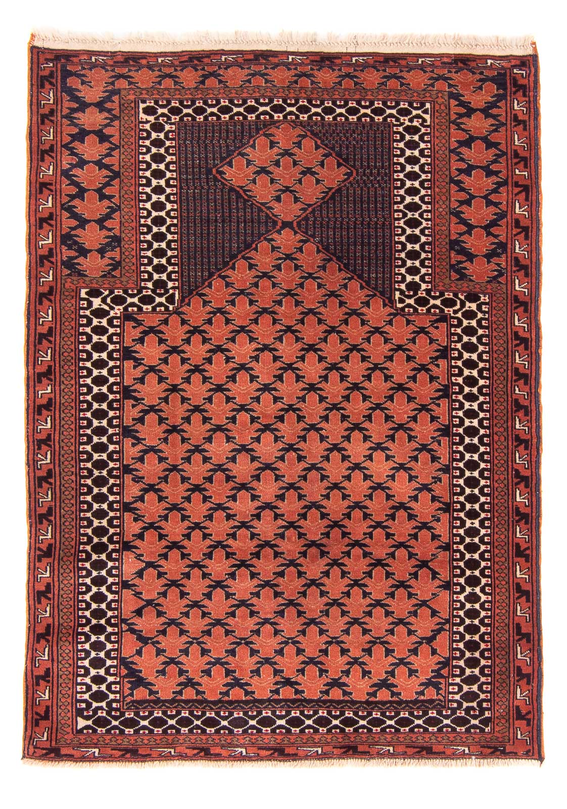 Alfombra Belutsch - Alfombra de Oración - 138 x 95 cm - óxido