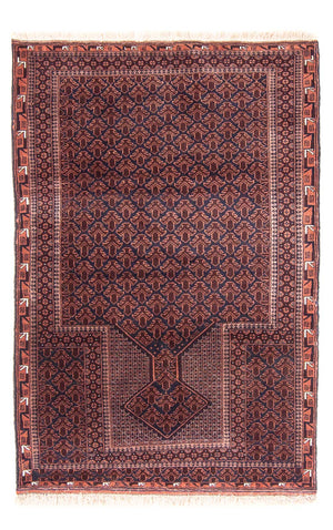 Alfombra Belutsch - Alfombra de Oración - 138 x 93 cm - azul oscuro