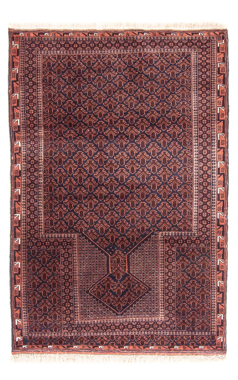 Alfombra Belutsch - Alfombra de Oración - 138 x 93 cm - azul oscuro