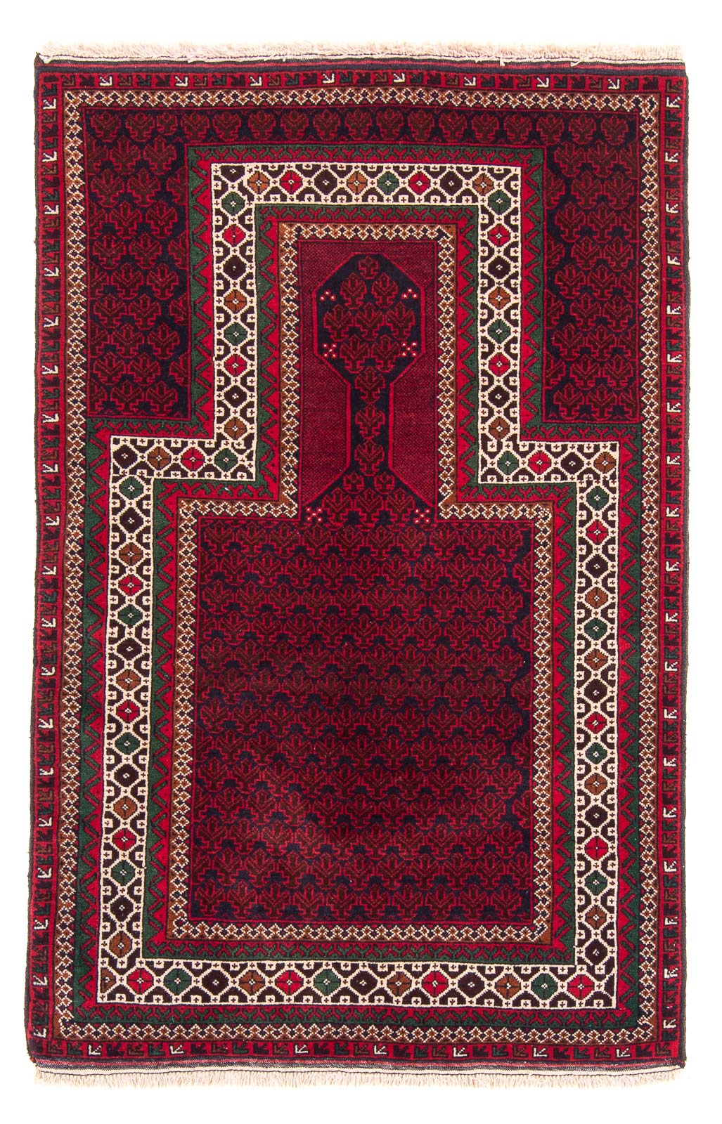 Alfombra Belutsch - Alfombra de Oración - 142 x 89 cm - azul