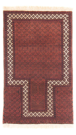 Alfombra Belutsch - Alfombra de Oración - 142 x 85 cm - rojo