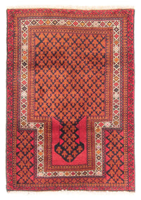 Alfombra Belutsch - Alfombra de Oración - 131 x 96 cm - rojo