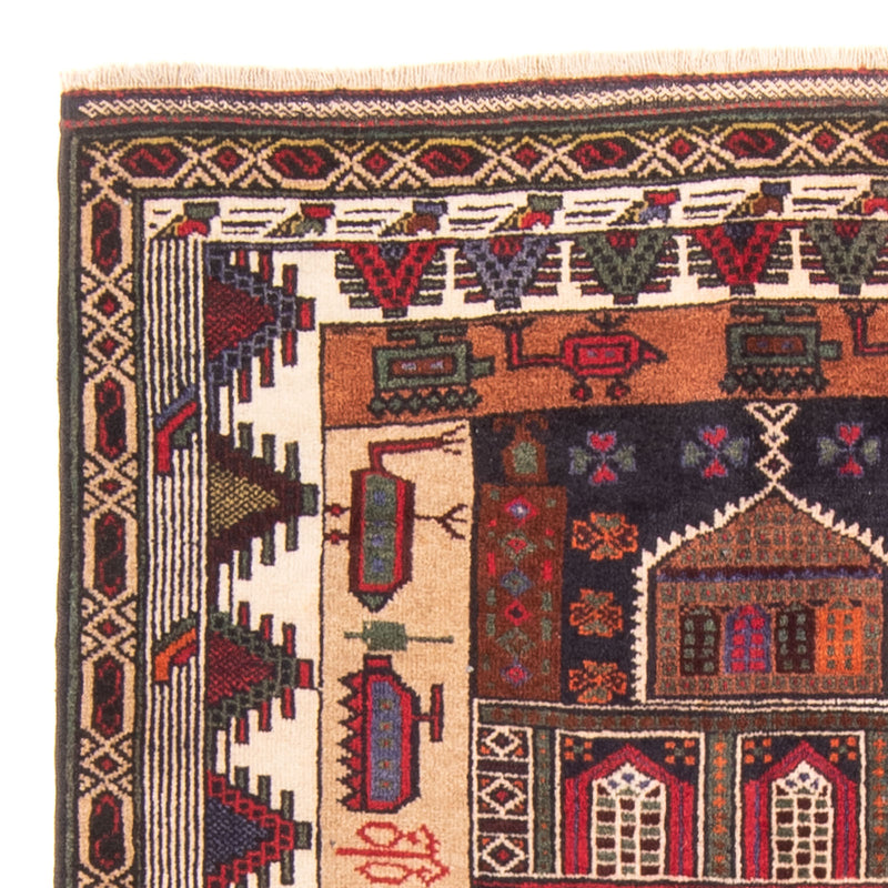 Alfombra Belutsch - Alfombra de Oración - 120 x 85 cm - azul oscuro