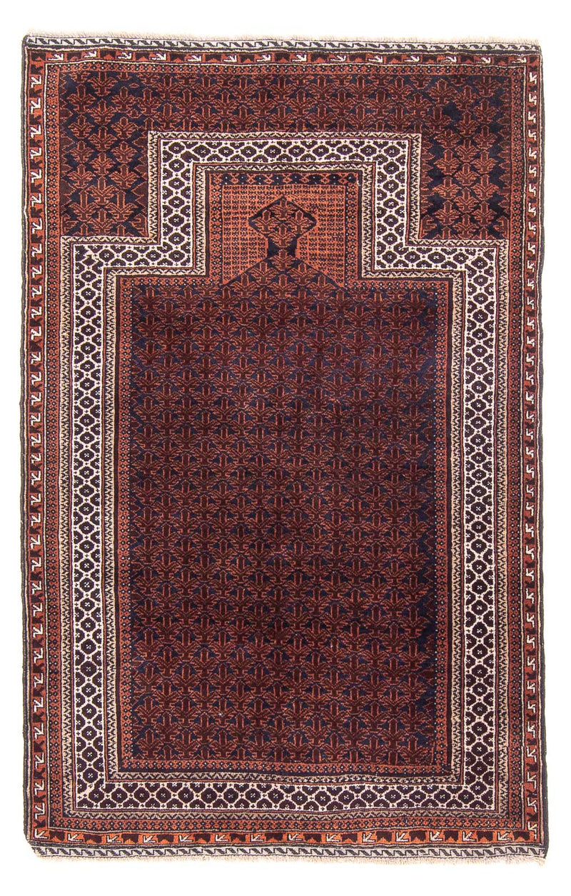Alfombra Belutsch - Alfombra de Oración - 146 x 96 cm - azul oscuro
