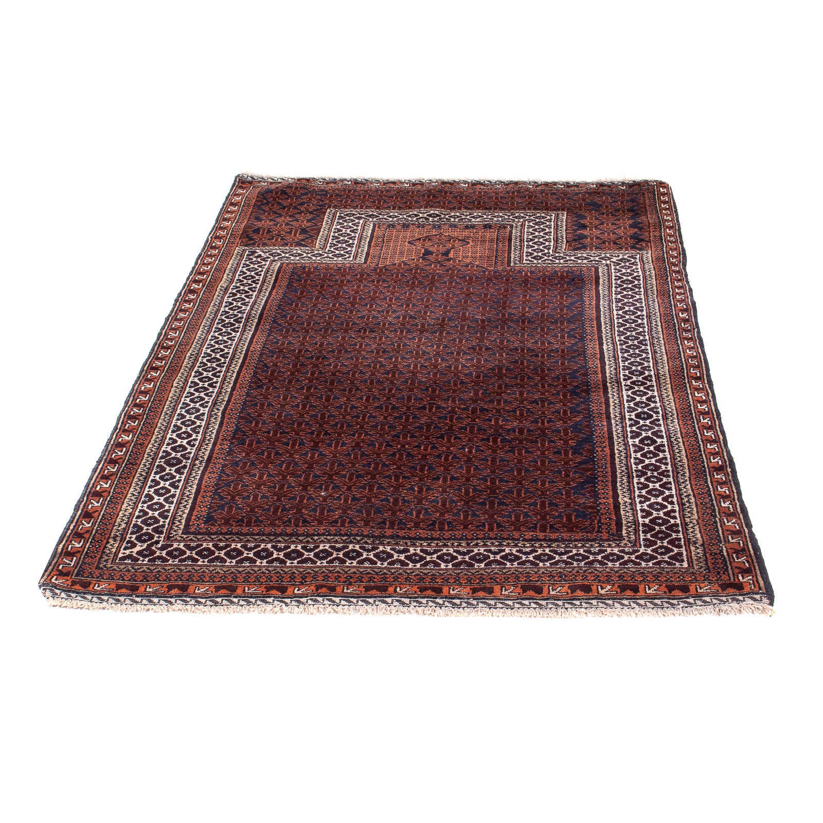 Alfombra Belutsch - Alfombra de Oración - 146 x 96 cm - azul oscuro