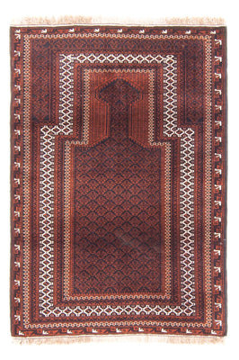 Alfombra Belutsch - Alfombra de Oración - 130 x 86 cm - azul oscuro