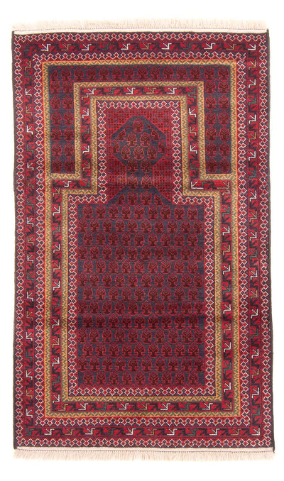 Alfombra Belutsch 80x141cm - Alfombra oriental - azul oscuro